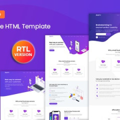 قالب HTML لندینگ اپلیکیشن AppCo اپکو